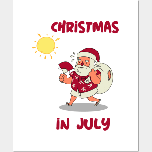 Christmas in July Posters and Art